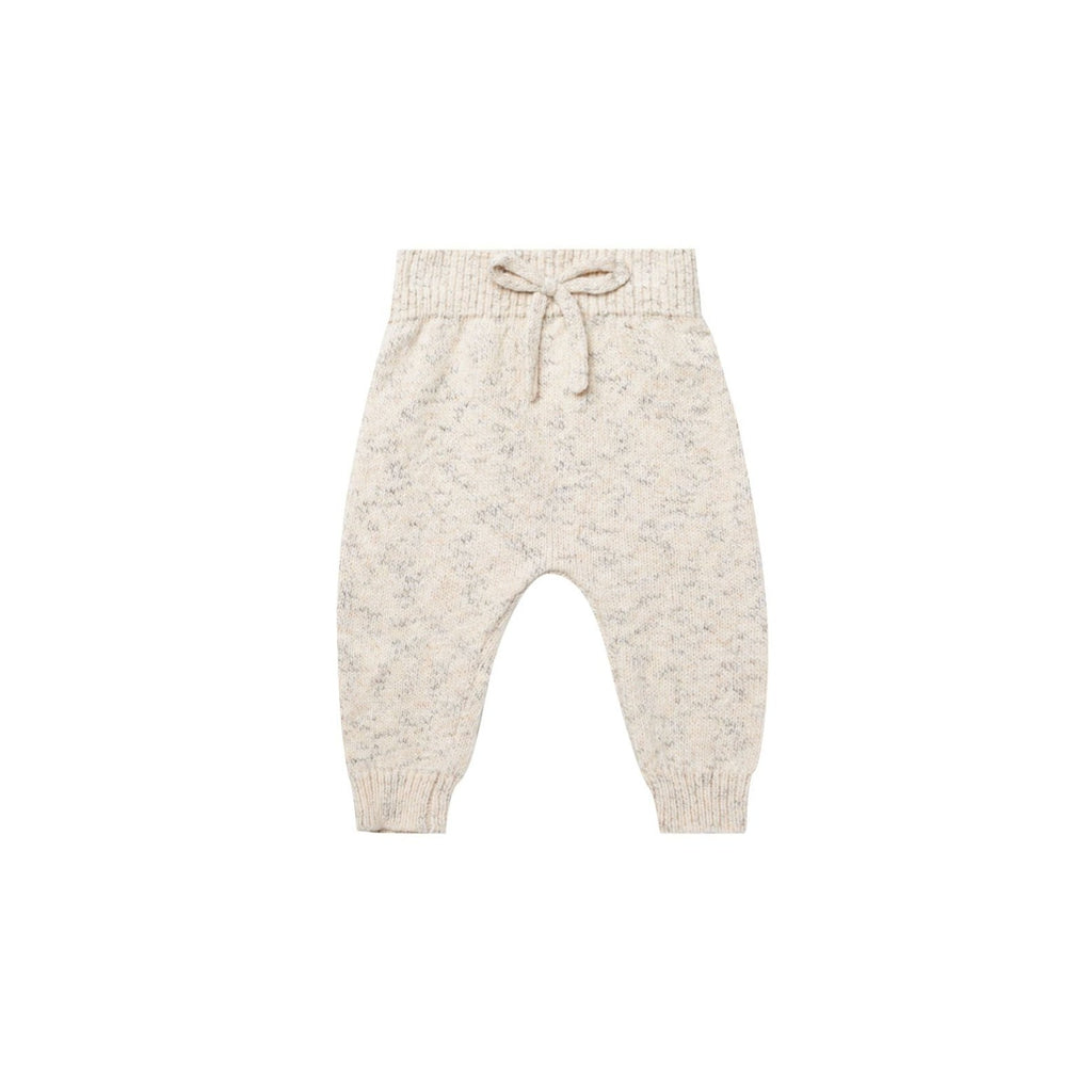 Speckled Knit Pants || Natural