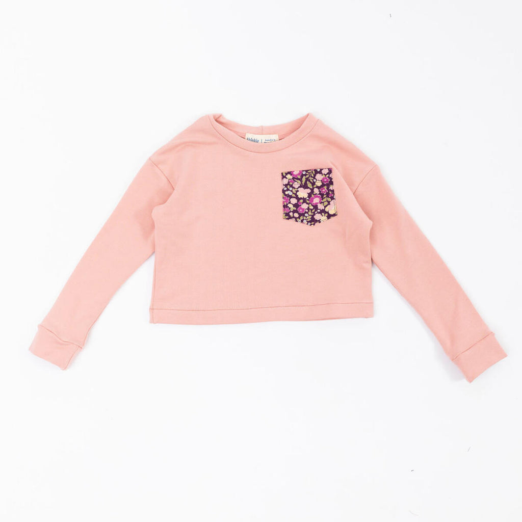 Bamboo Cropped Sweatshirt || Plumrose