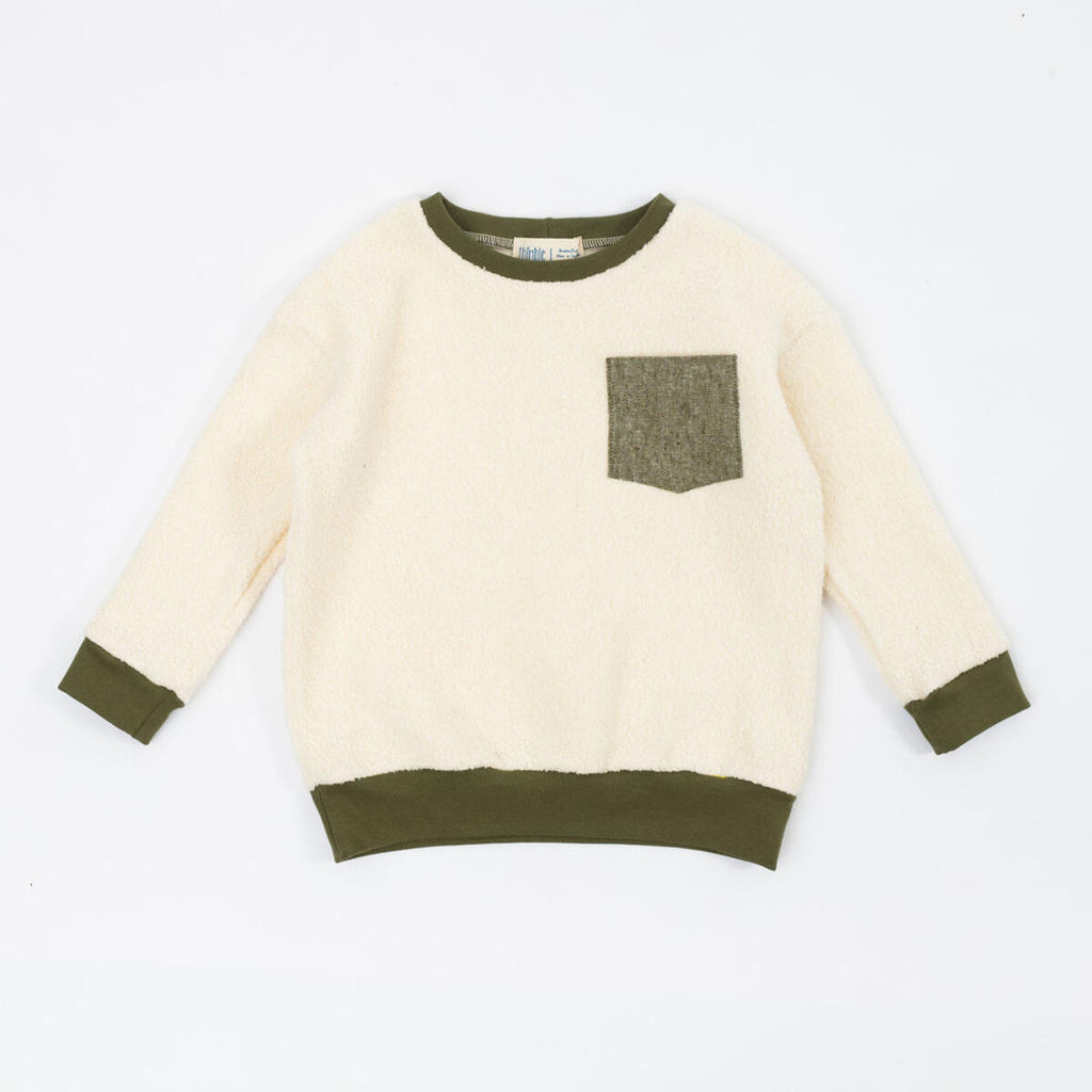 Modern Sweatshirt || Sherpa + Olive