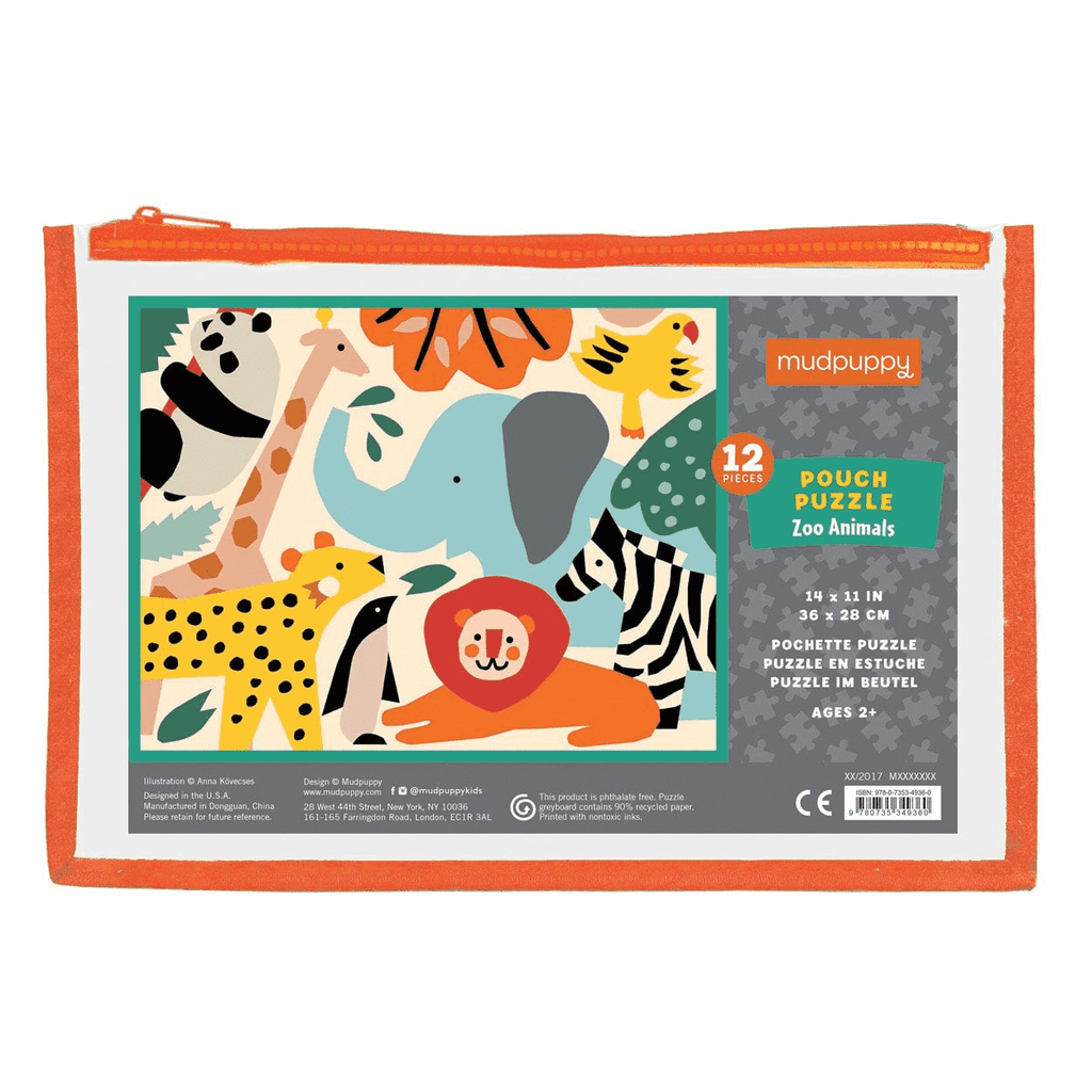 Pouch Puzzle || Zoo Animals
