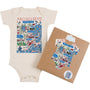 Map Art Onesies