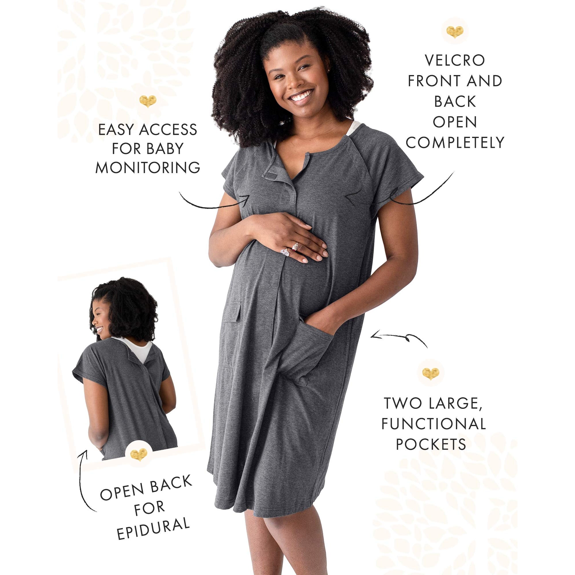 Universal Labor and Delivery Gown – owen+sage