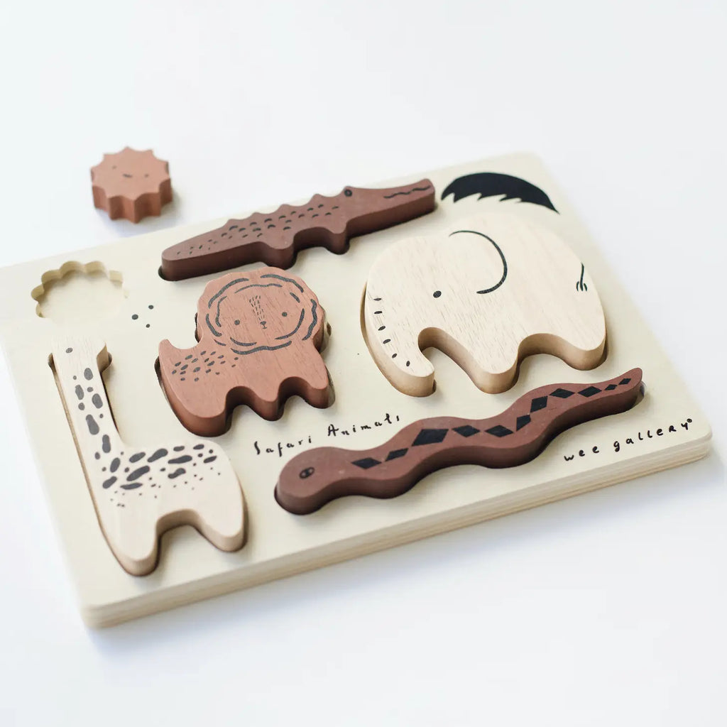 Wooden Tray Puzzle || Safari