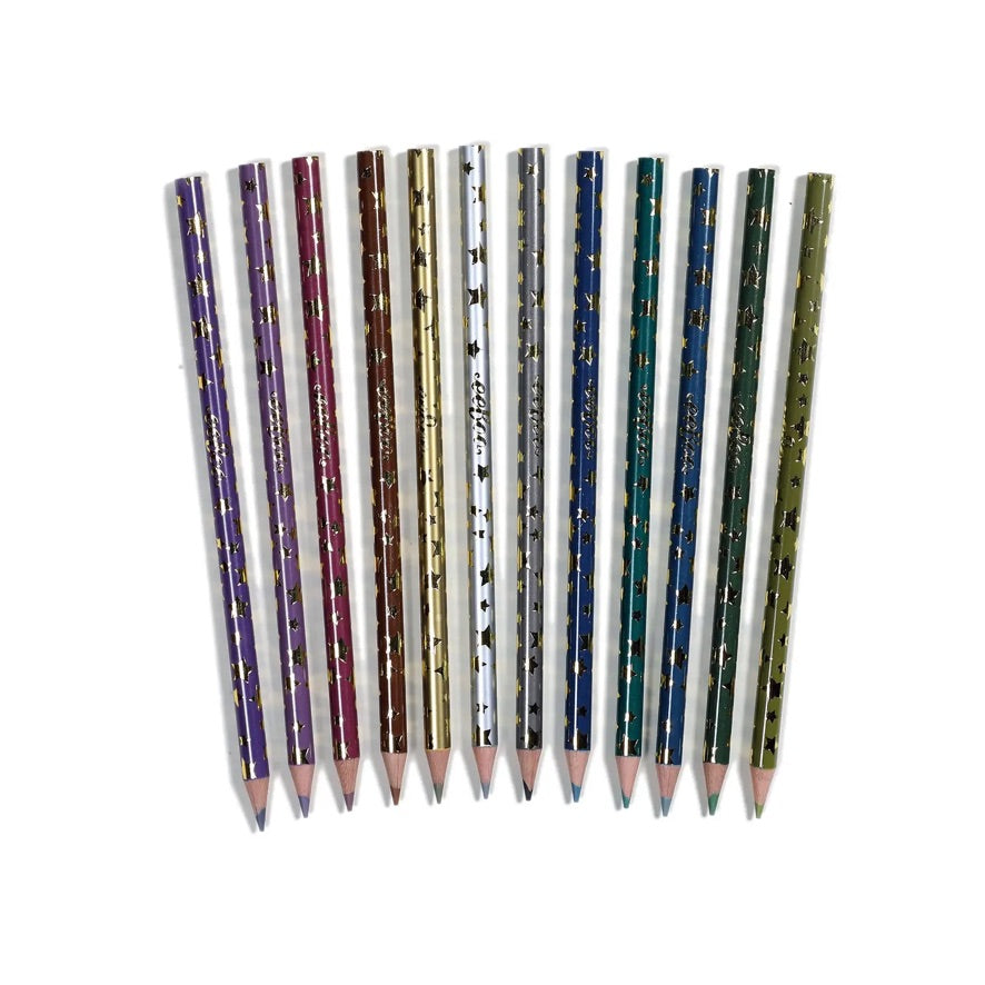 Unicorn 12 Metallic Colored Pencils