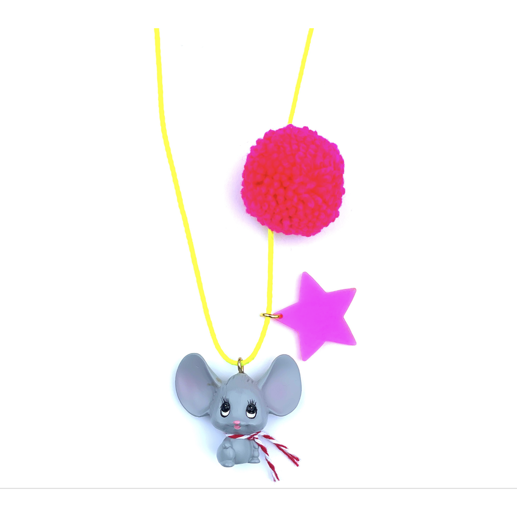 Holiday Mouse Necklace