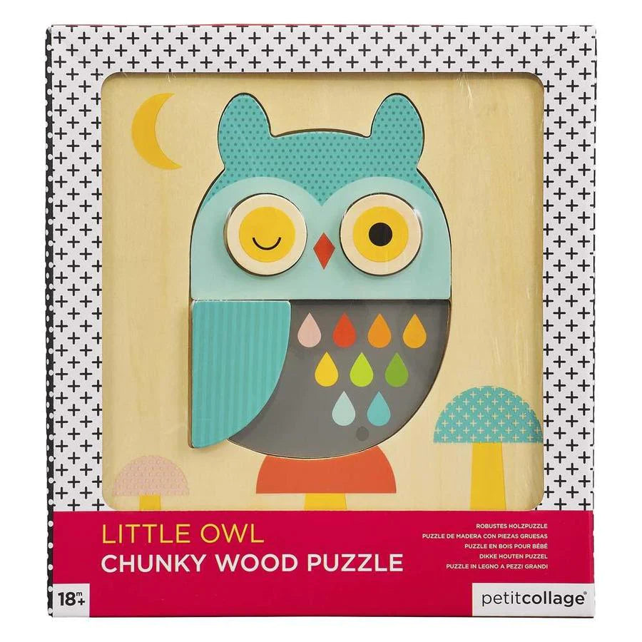 Chunky Wood Puzzle || Little Owl