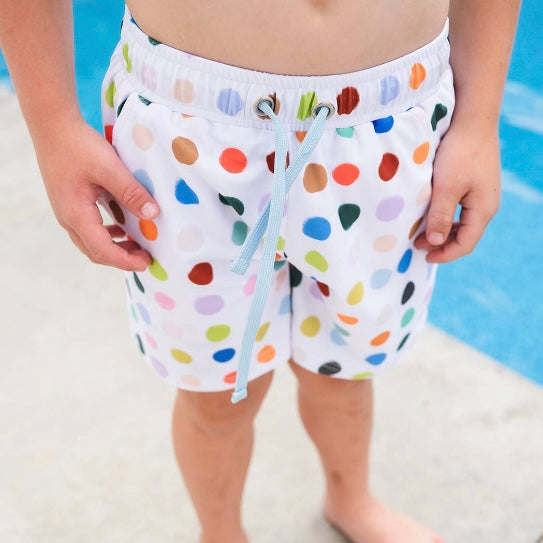 Boy Swim Short || Bold Dots