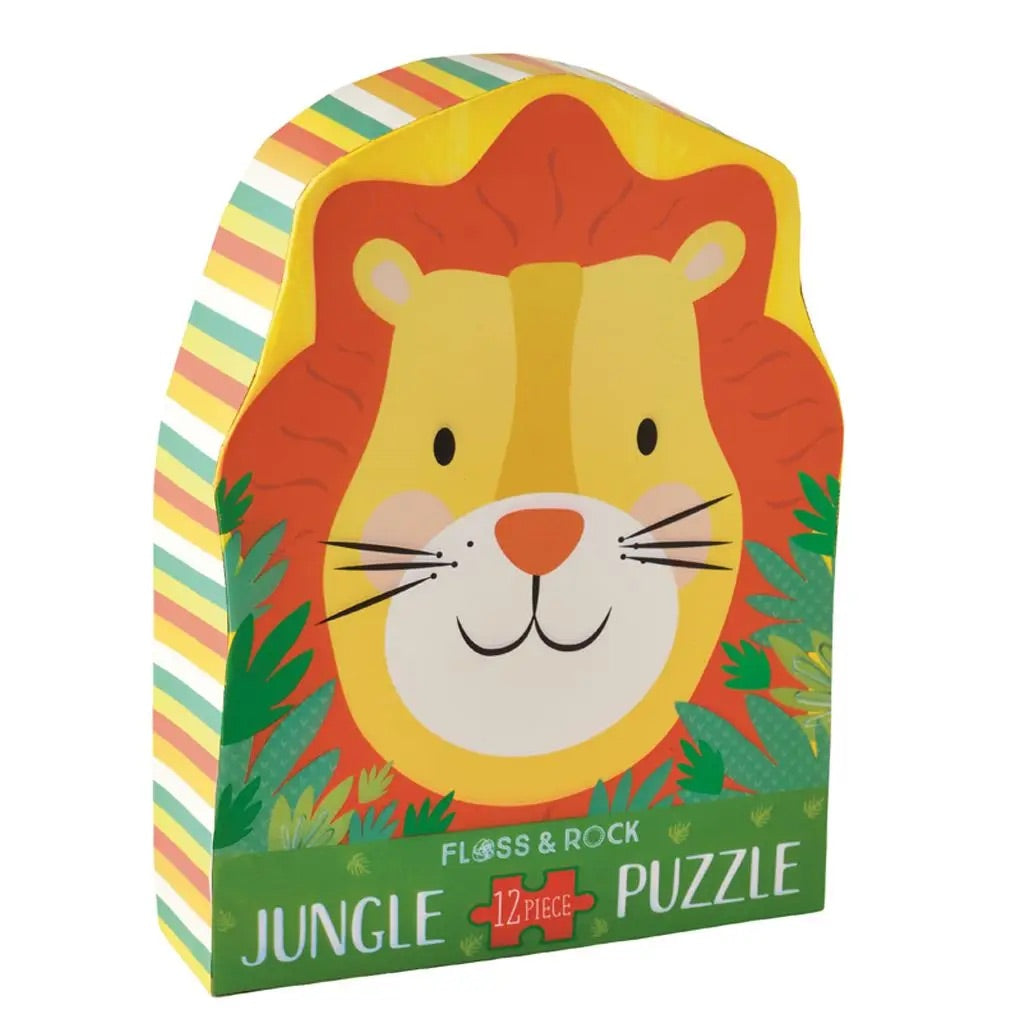 Lion 12pc Shaped Jigsaw Puzzle