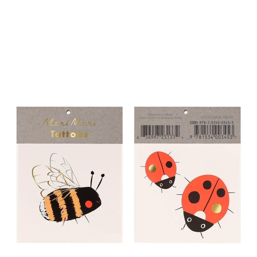 Bee & Ladybug Tattoo