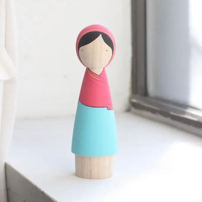 Malala Peg Doll